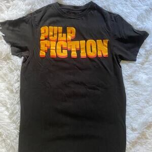 Men’s Pulp Fiction T-Shirt Black Size Small